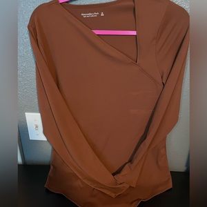 Abercrombie asymmetrical body suit